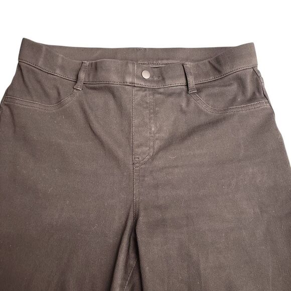 Black Denim High Waist Stretchy Comfy Jeggings Jeans - Picture 3 of 7